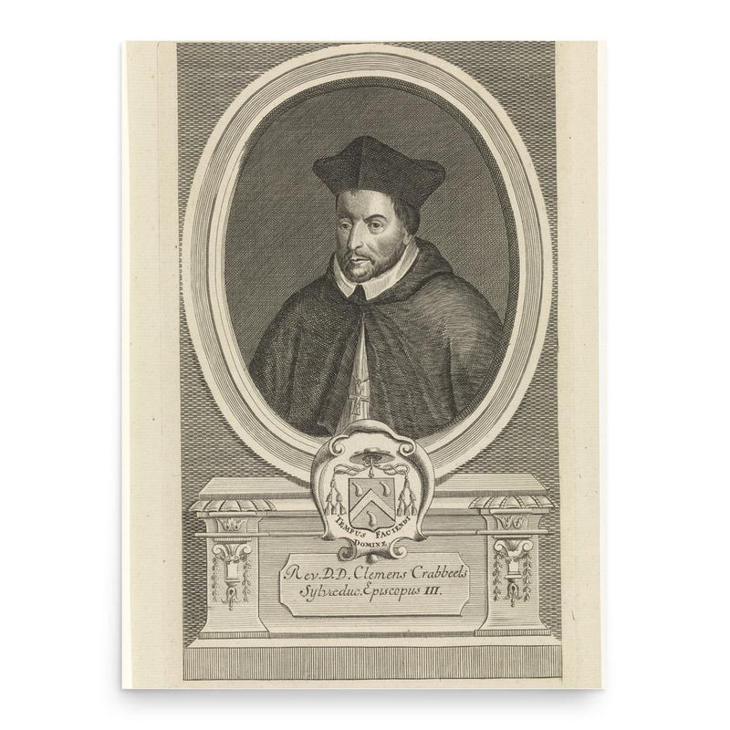 Clemens Crabbeels poster print, in size 18x24 inches.