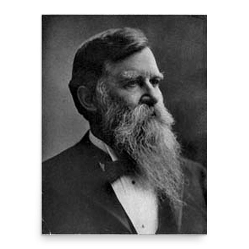 Clement Studebaker poster print, in size 18x24 inches.