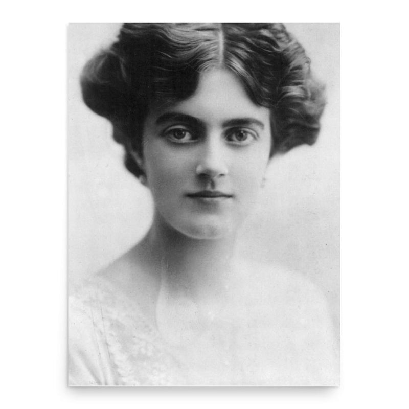 Clementine Churchill poster print, in size 18x24 inches.