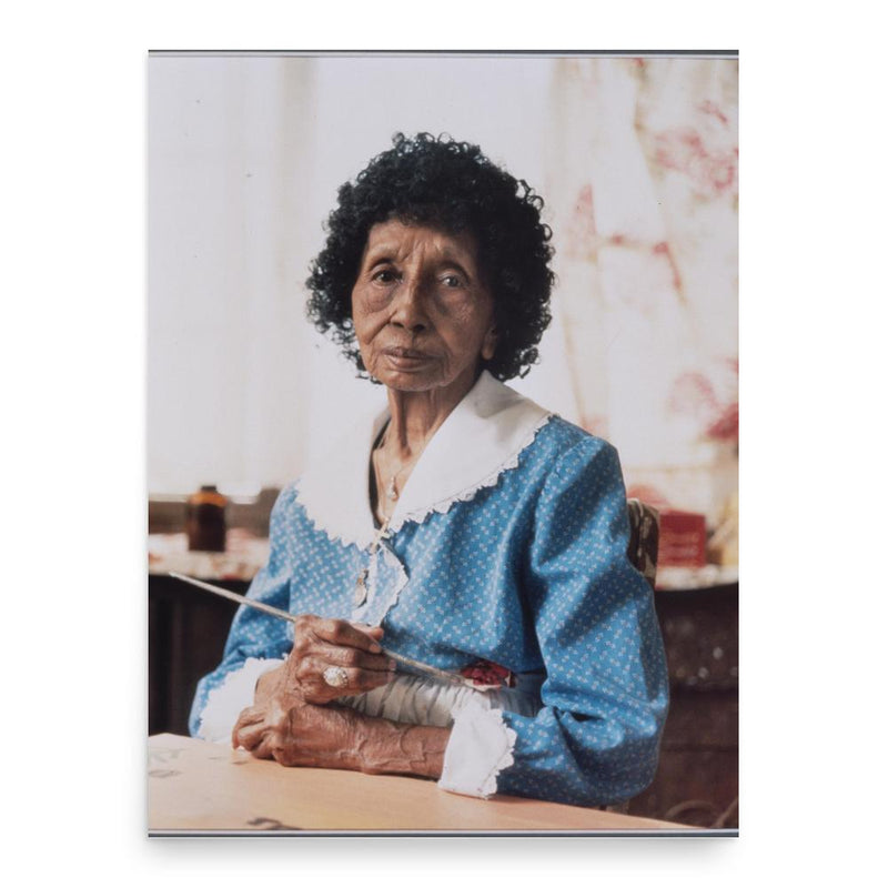 Clementine Hunter poster print, in size 18x24 inches.