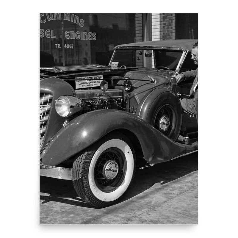 Clessie Cummins poster print, in size 18x24 inches.