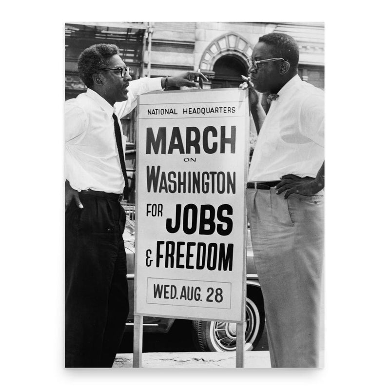 Cleveland Robinson poster print, in size 18x24 inches.