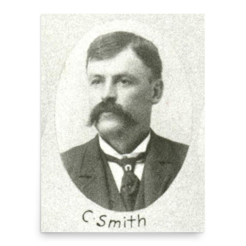 Cleveland Smith poster print, in size 18x24 inches.