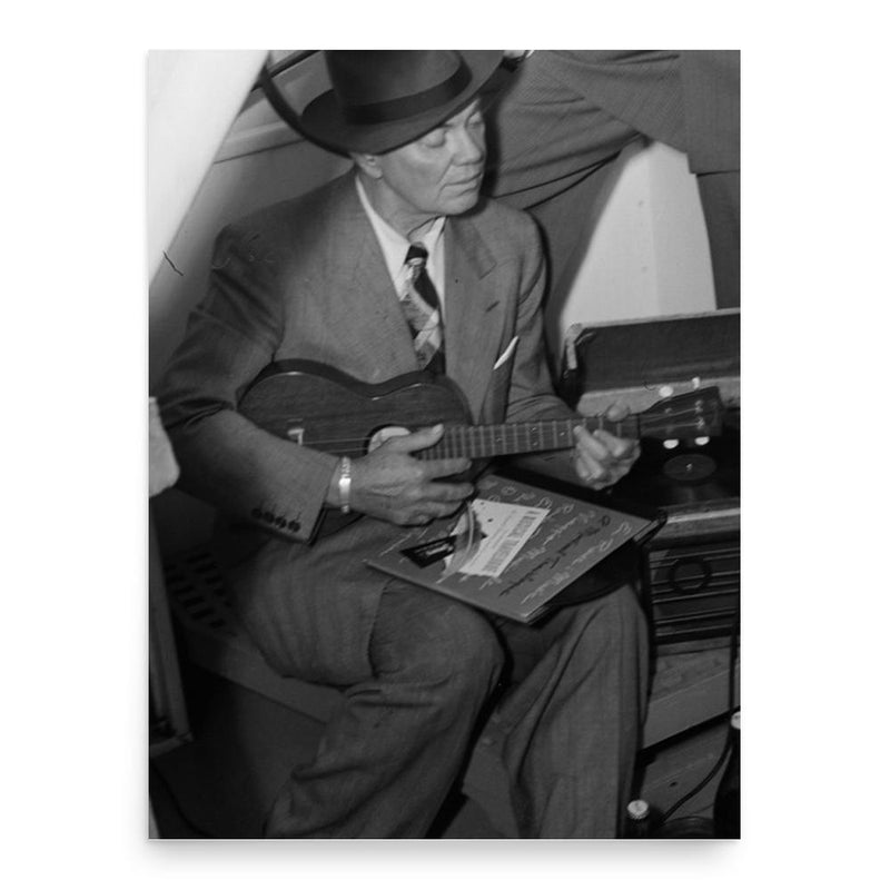 Cliff Edwards poster print, in size 18x24 inches.