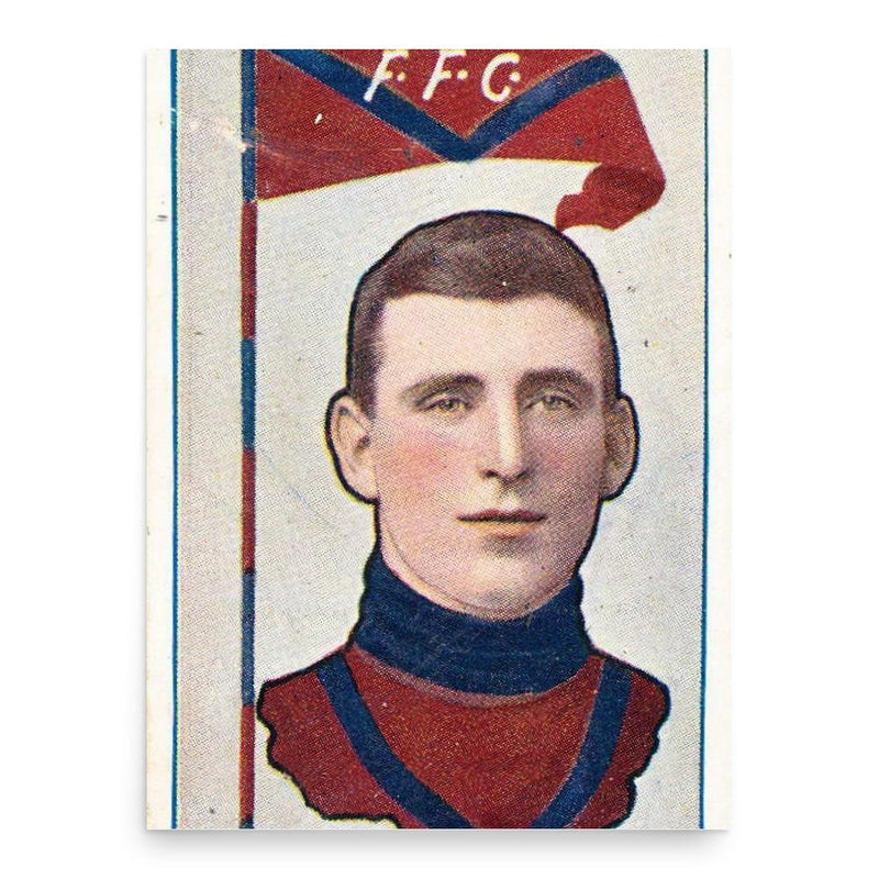 Cliff Hutton poster print, in size 18x24 inches.