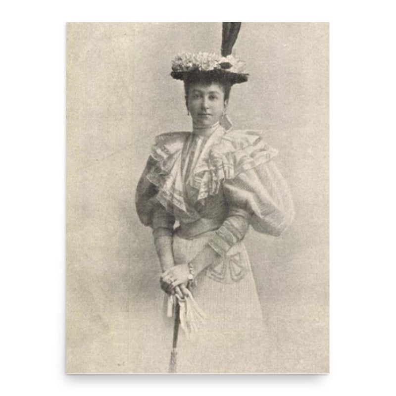 Clotilde Apponyi poster print, in size 18x24 inches.