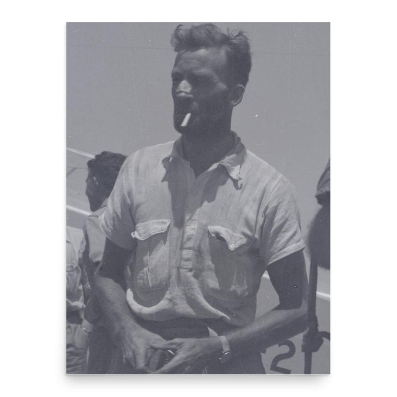 Clyde Fenton poster print, in size 18x24 inches.