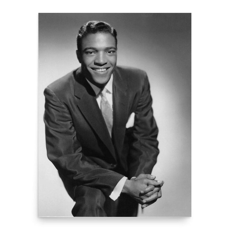 Clyde McPhatter poster print, in size 18x24 inches.