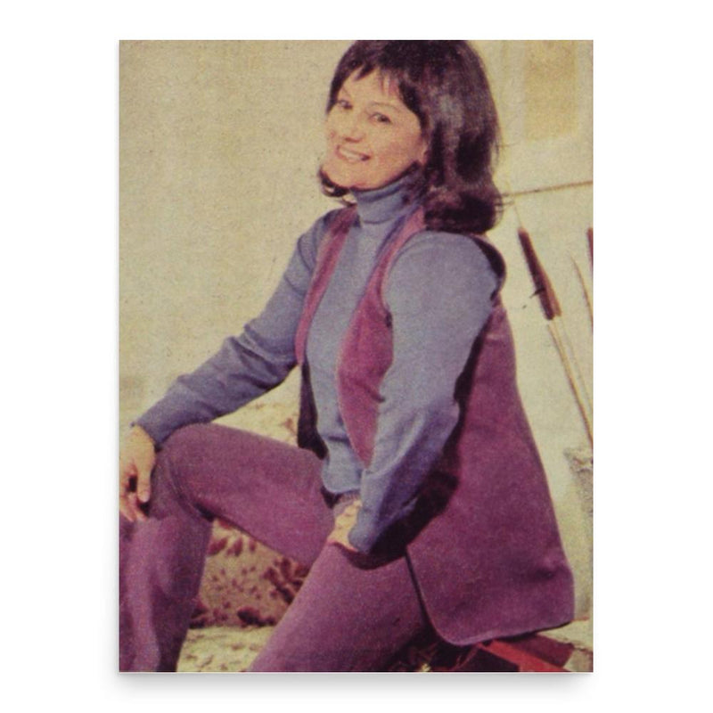 Coca Andronescu poster print, in size 18x24 inches.