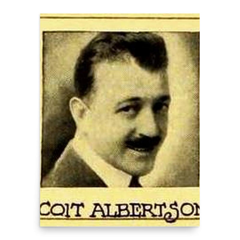 Coit Albertson poster print, in size 18x24 inches.