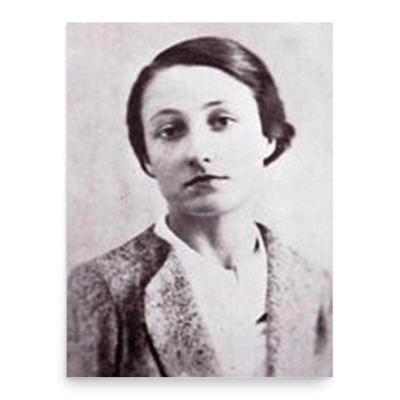 Colette Peignot poster print, in size 18x24 inches.