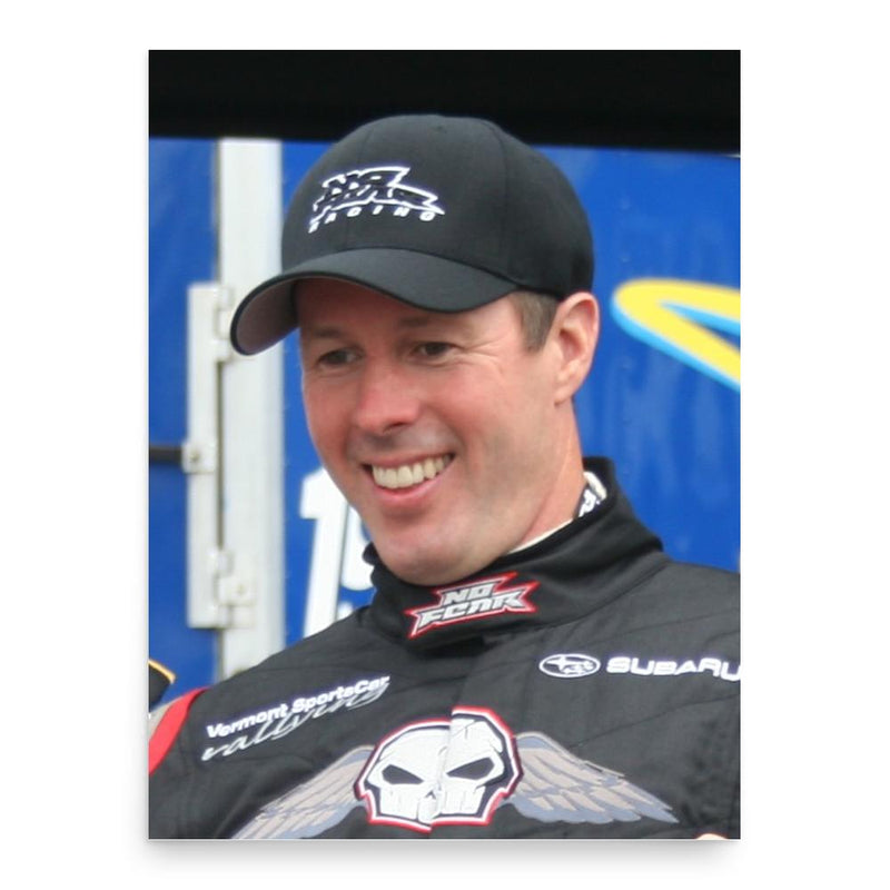 Colin McRae poster print, in size 18x24 inches.