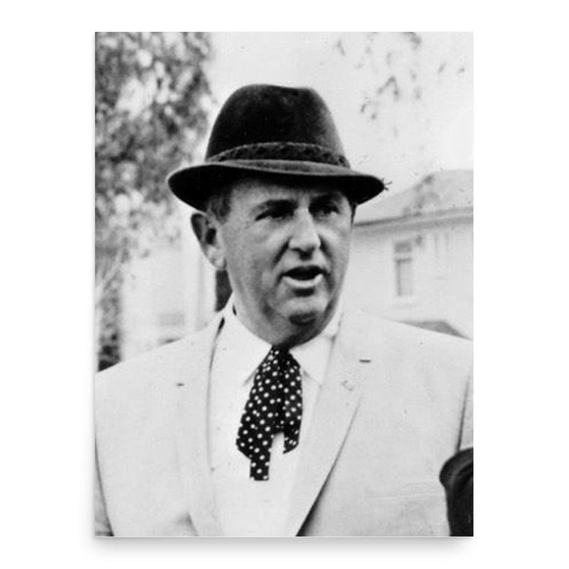 Colonel Tom Parker poster print, in size 18x24 inches.