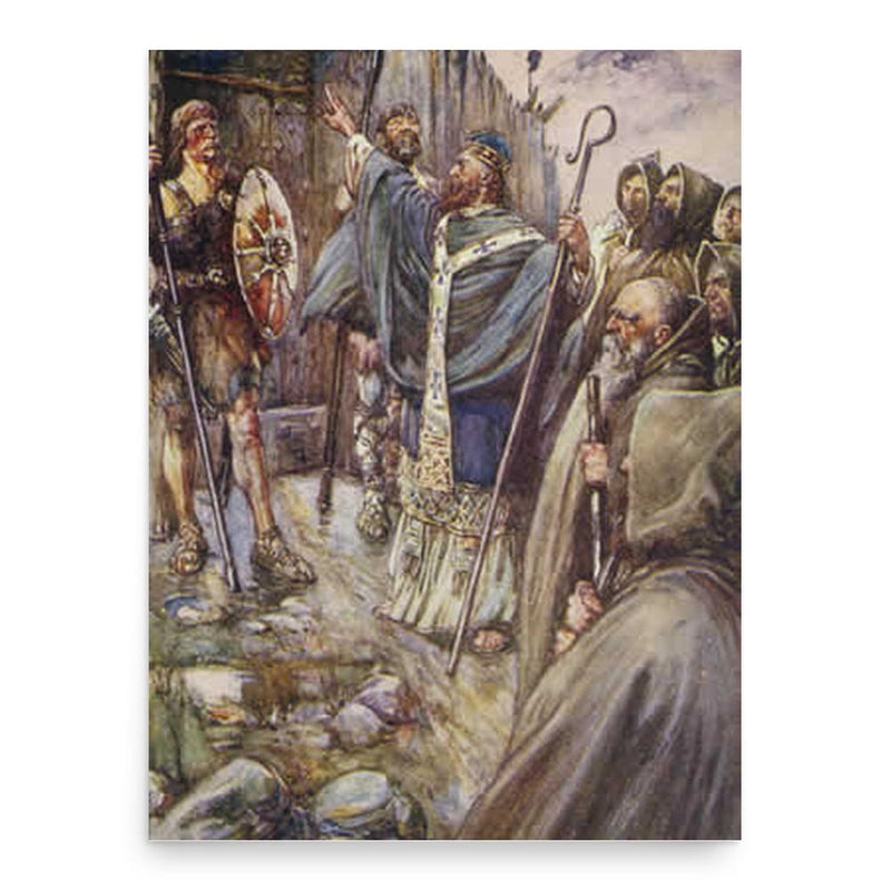Columba poster print, in size 18x24 inches.