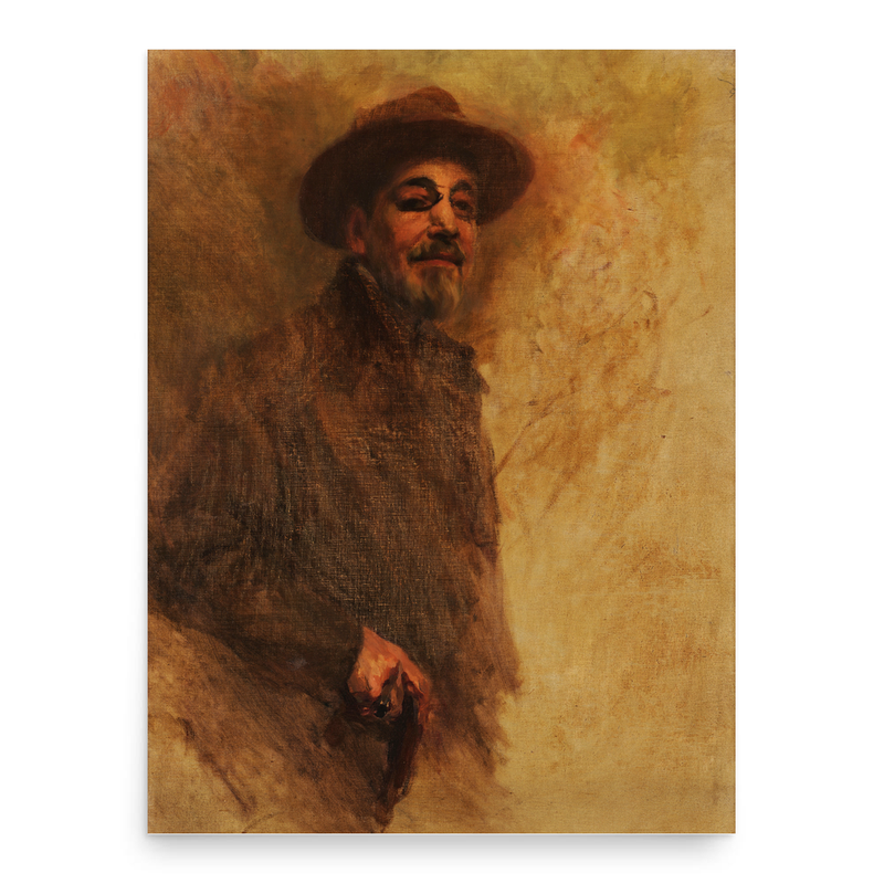 Columbano Bordalo Pinheiro poster print, in size 18x24 inches.