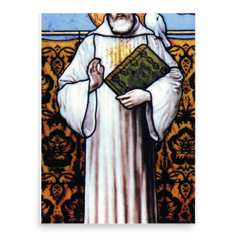 Columbanus poster print, in size 18x24 inches.