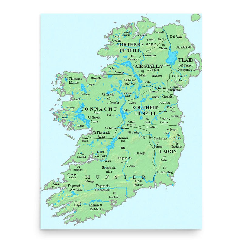 Congal Cennmagair poster print, in size 18x24 inches.