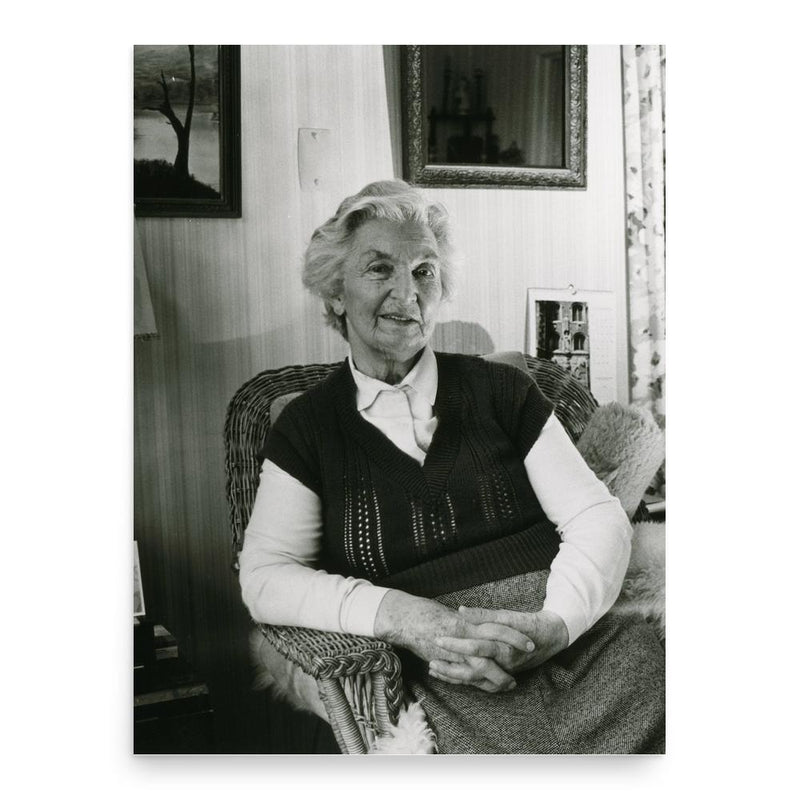 Connie Purdue poster print, in size 18x24 inches.