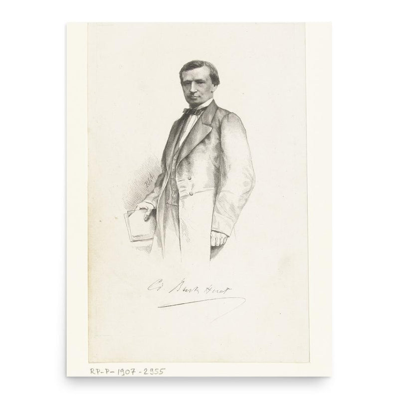 Conrad Busken Huet poster print, in size 18x24 inches.