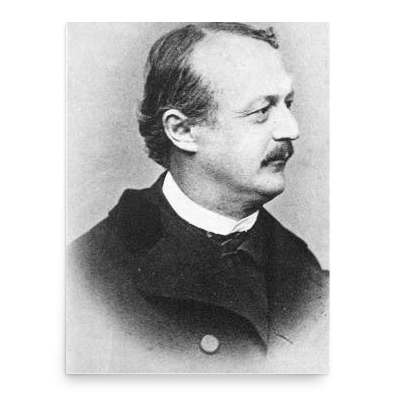 Conrad Ferdinand Meyer poster print, in size 18x24 inches.