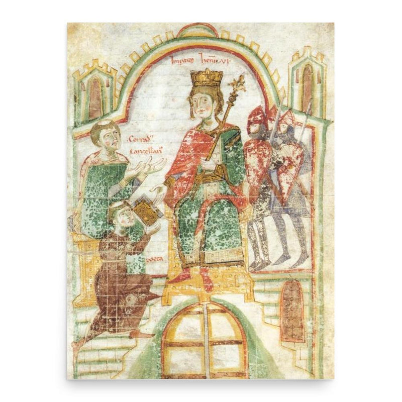 Conrad of Querfurt poster print, in size 18x24 inches.