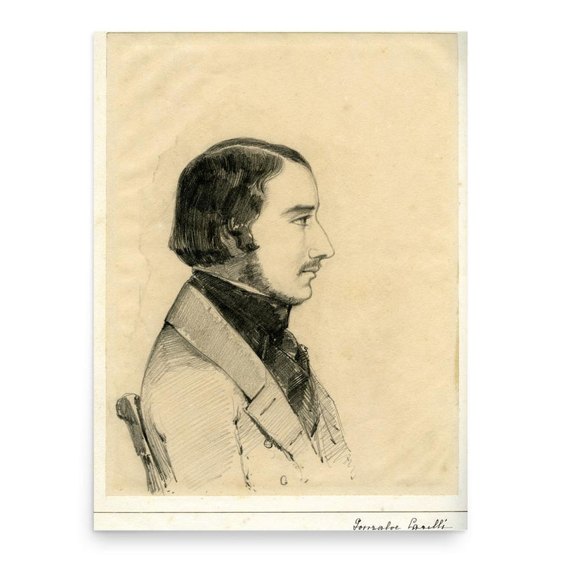Consalvo Carelli poster print, in size 18x24 inches.