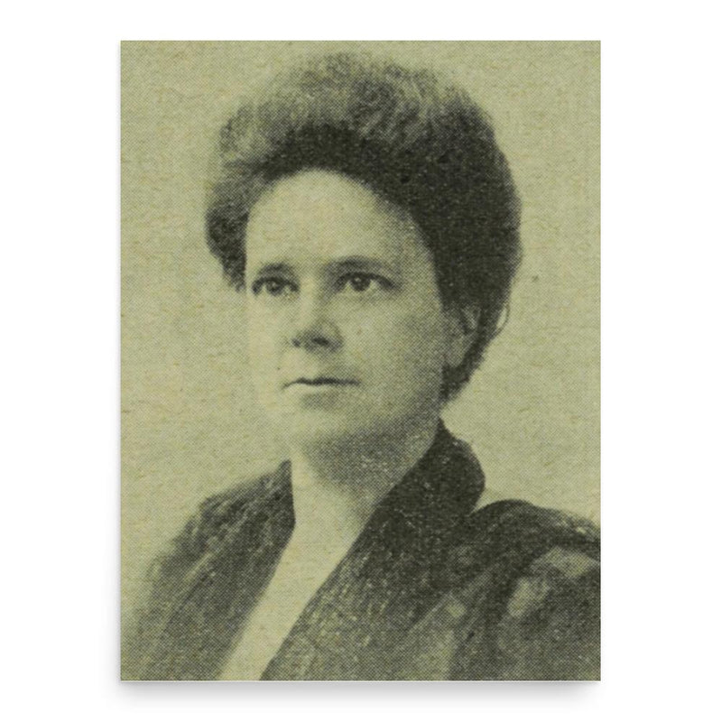 Constance Clyde poster print, in size 18x24 inches.