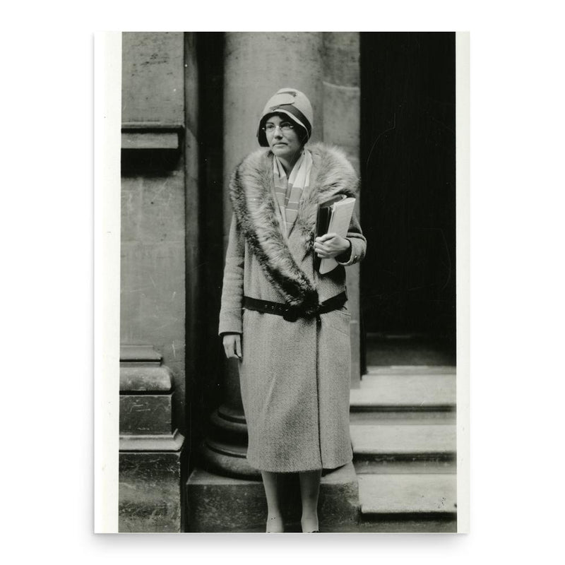 Constance Endicott Hartt poster print, in size 18x24 inches.