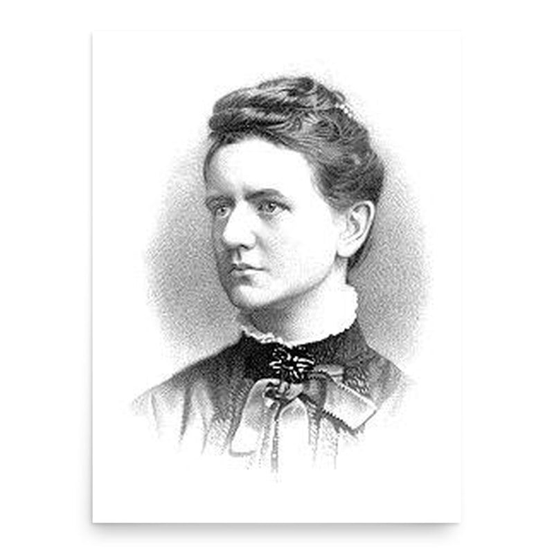Constance Naden poster print, in size 18x24 inches.