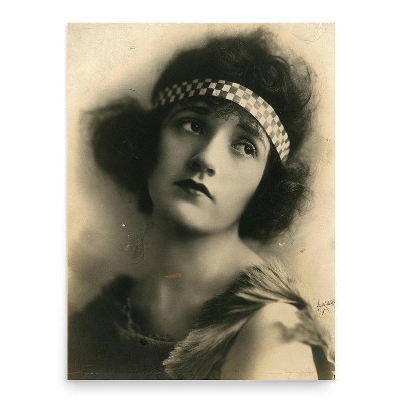 Constance Talmadge poster print, in size 18x24 inches.