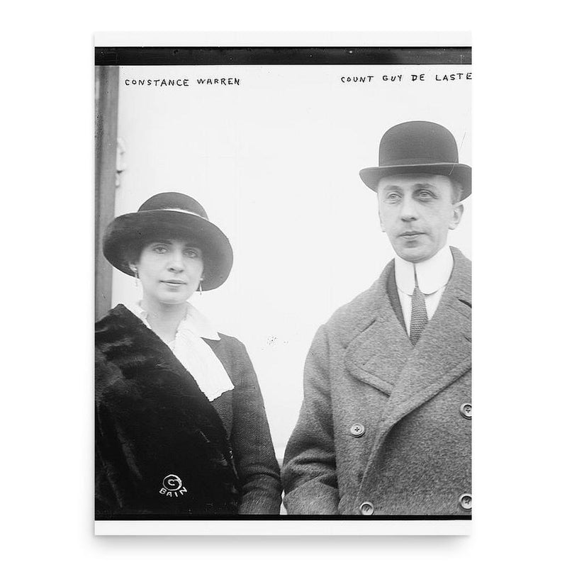 Constance Whitney Warren poster print, in size 18x24 inches.