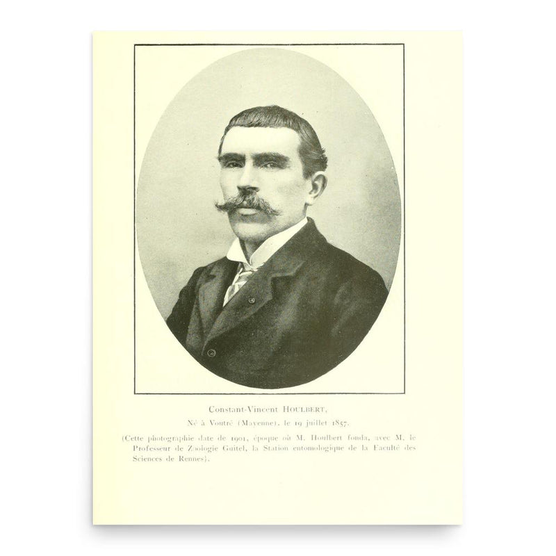 Constant Vincent Houlbert poster print, in size 18x24 inches.