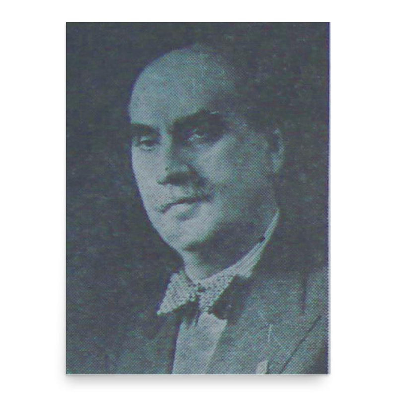 Constantin Budeanu poster print, in size 18x24 inches.