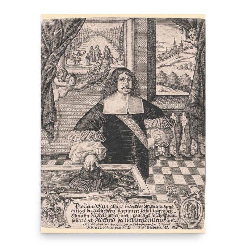 Constantin Christian Dedekind poster print, in size 18x24 inches.