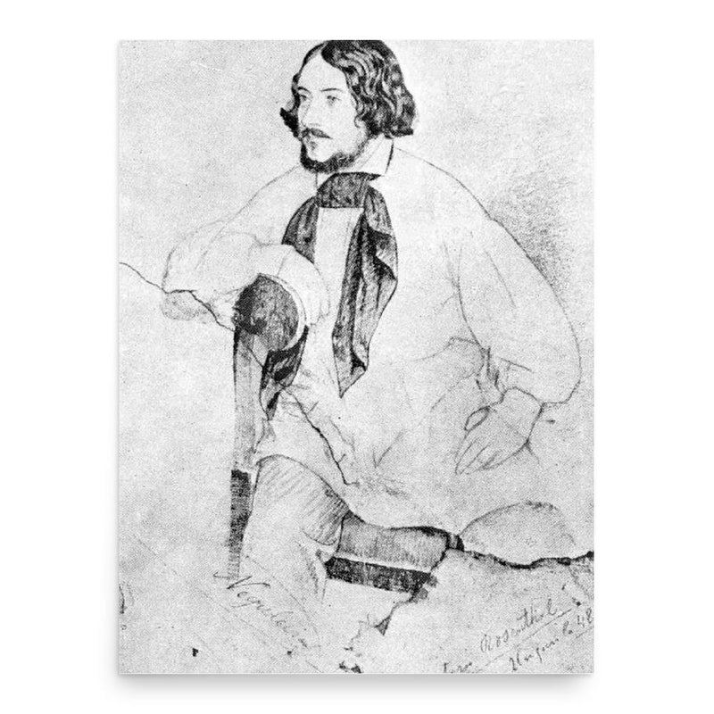 Constantin Daniel Rosenthal poster print, in size 18x24 inches.
