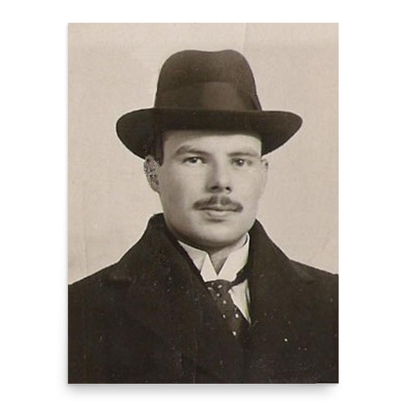 Constantin Karadja poster print, in size 18x24 inches.