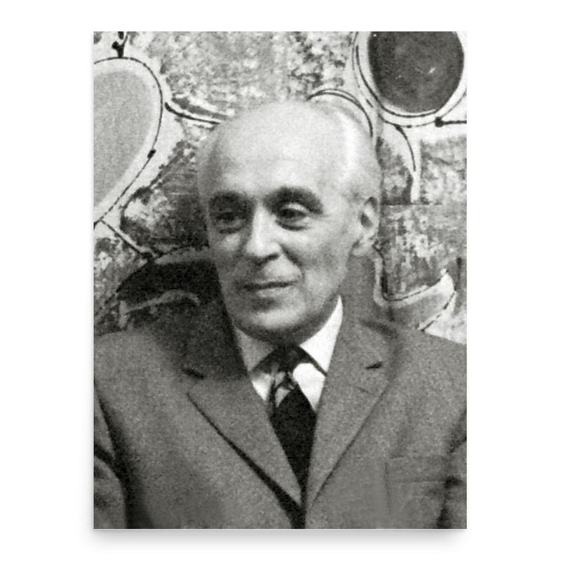 Constantin Regamey poster print, in size 18x24 inches.