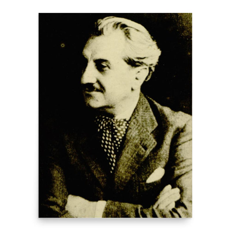 Constantin Titel Petrescu poster print, in size 18x24 inches.