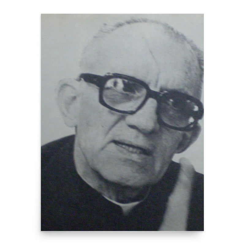 Constantin Virgil Gheorghiu poster print, in size 18x24 inches.