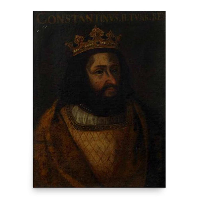Constantine II of Torres poster print, in size 18x24 inches.