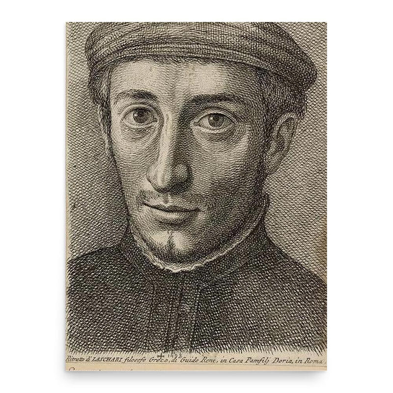 Constantine Lascaris poster print, in size 18x24 inches.