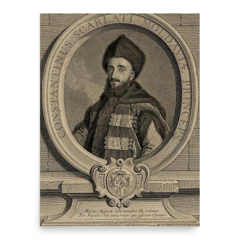 Constantine Mavrocordatos poster print, in size 18x24 inches.