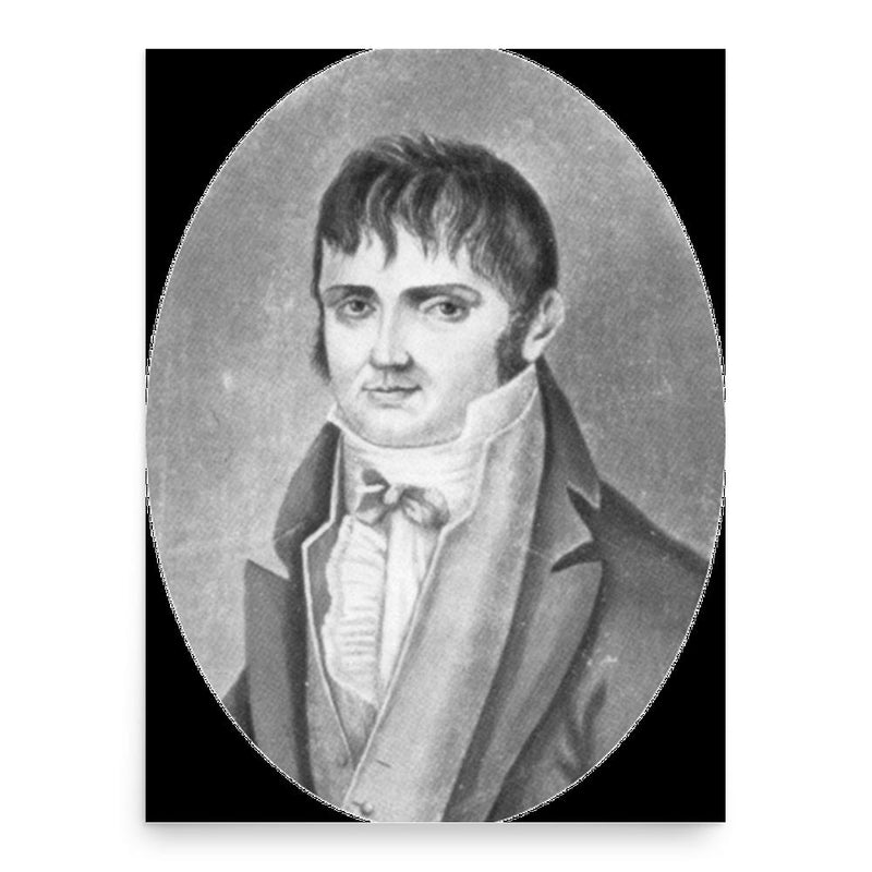 Constantine Samuel Rafinesque poster print, in size 18x24 inches.