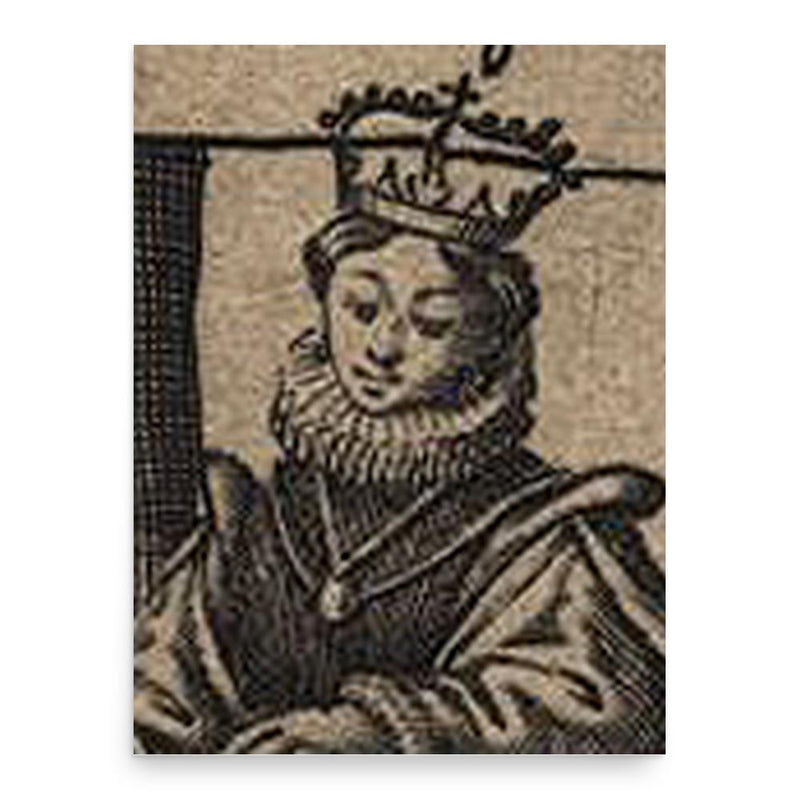 Constanza Manuel poster print, in size 18x24 inches.