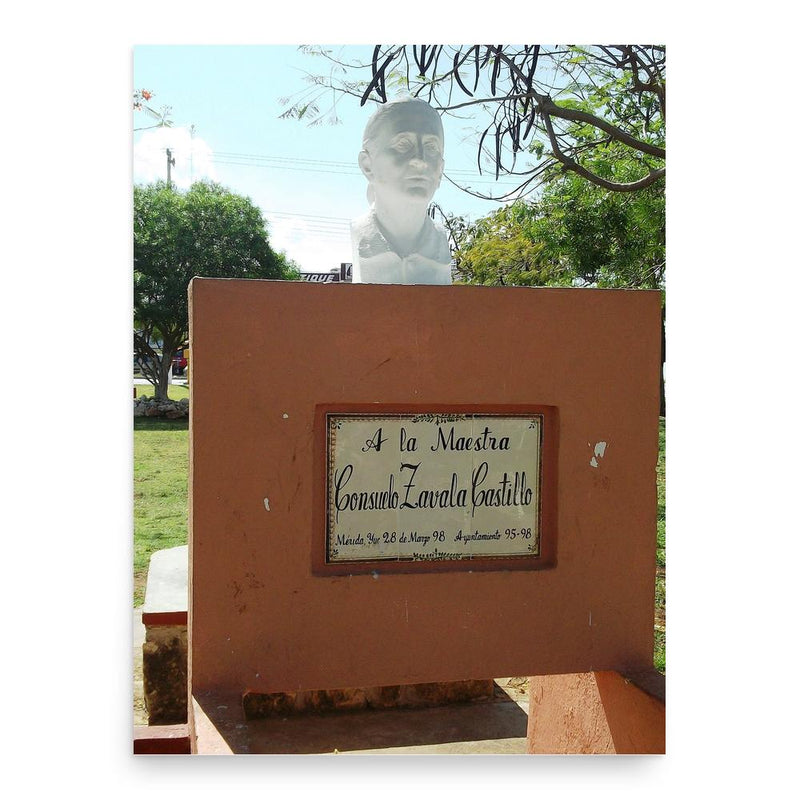 Consuelo Zavala poster print, in size 18x24 inches.