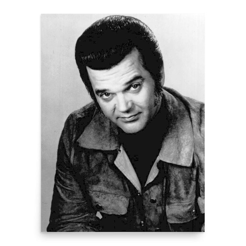 Conway Twitty poster print, in size 18x24 inches.