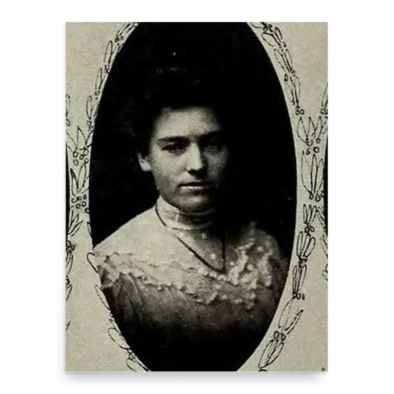 Cora Barbara Hennel poster print, in size 18x24 inches.