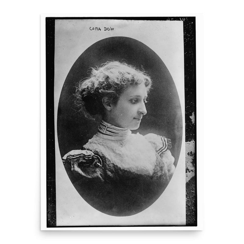 Cora Dow poster print, in size 18x24 inches.