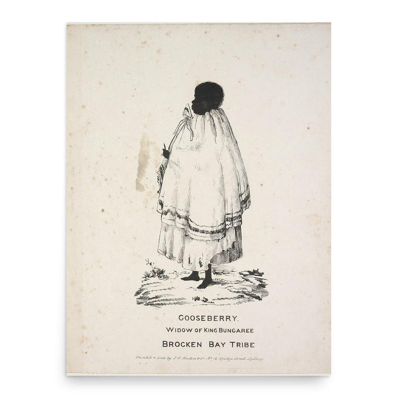Cora Gooseberry poster print, in size 18x24 inches.