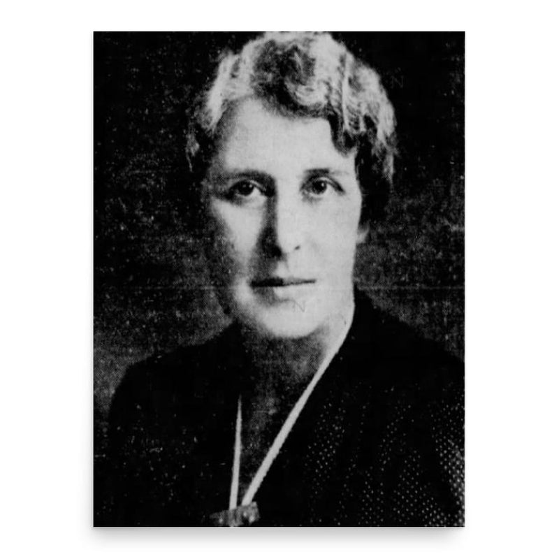 Cora Taylor Casselman poster print, in size 18x24 inches.